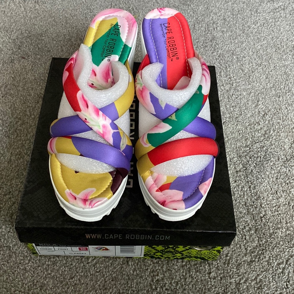 floral Print platforms